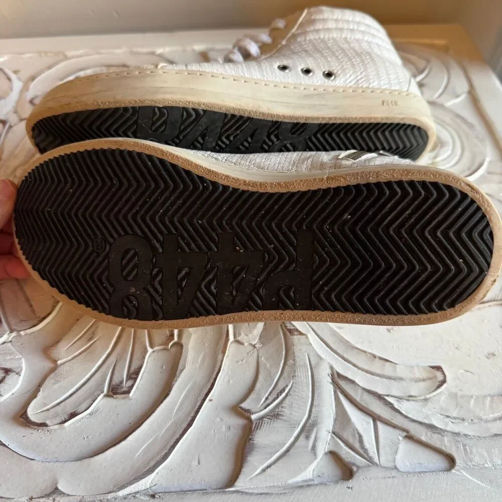 P448 Skate High Top sneaker in cream white women’s 39
